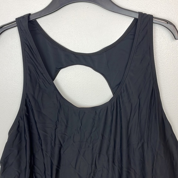 New Yonique Tankini Swimsuits 3 Piece Bathing Suits Swim Flamingo Print Size 24W - Picture 10 of 15